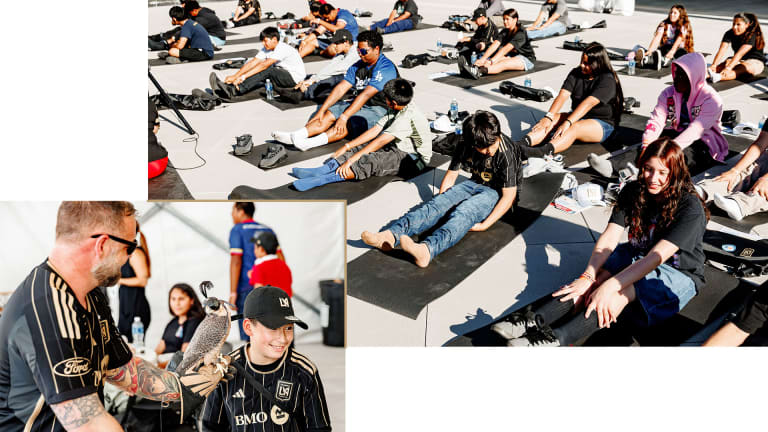 LAFC Community Yoga event July 2025