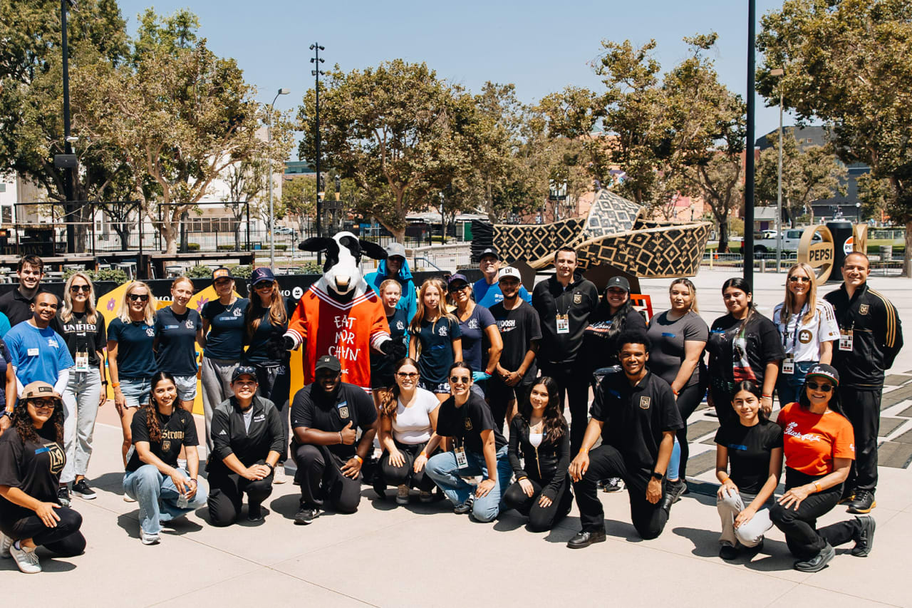 LAFC Community Habitat for Humanity 2025 plaza