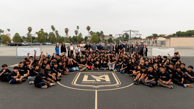 LAFC Community Futsal Court Kaiser Permanente Sponsor 241016